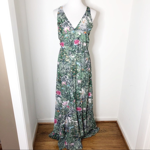 H&M Dresses & Skirts - H&M Conscious Collection Tropical Maxi Dress